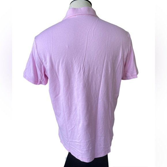 POLO RALPH LAUREN Pink Classic Fit Polo Shirt Preppy Spring Pony Golf Size Large - Picture 2 of 8